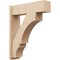 Ekena Millwork 7 1/2-in W x 26-in D x 32-in H Balboa Block Rough Cedar Woodgrain TimberThane Outlooker, Primed Tan OUTUR075X26X32BOA44RCPR - alternate 1